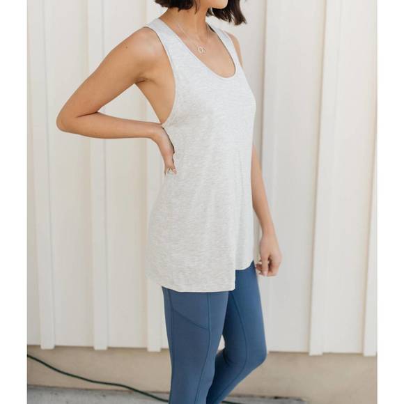 NEW 143 STORY twisted back tank in white - Picture 3 of 5